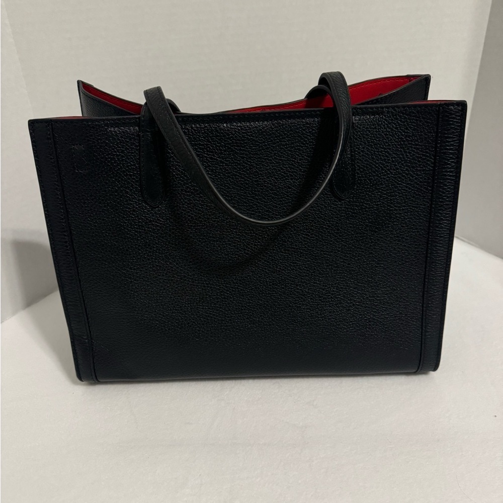 Banana Republic - Black Italian Leather (M) Tailored Hand Bag